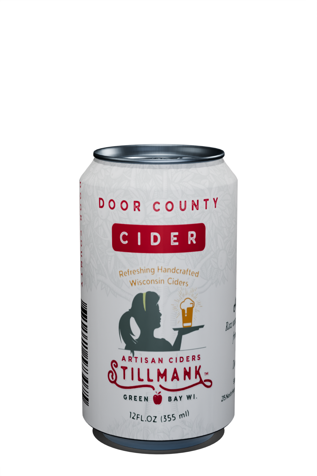 Door County Dry Cider can