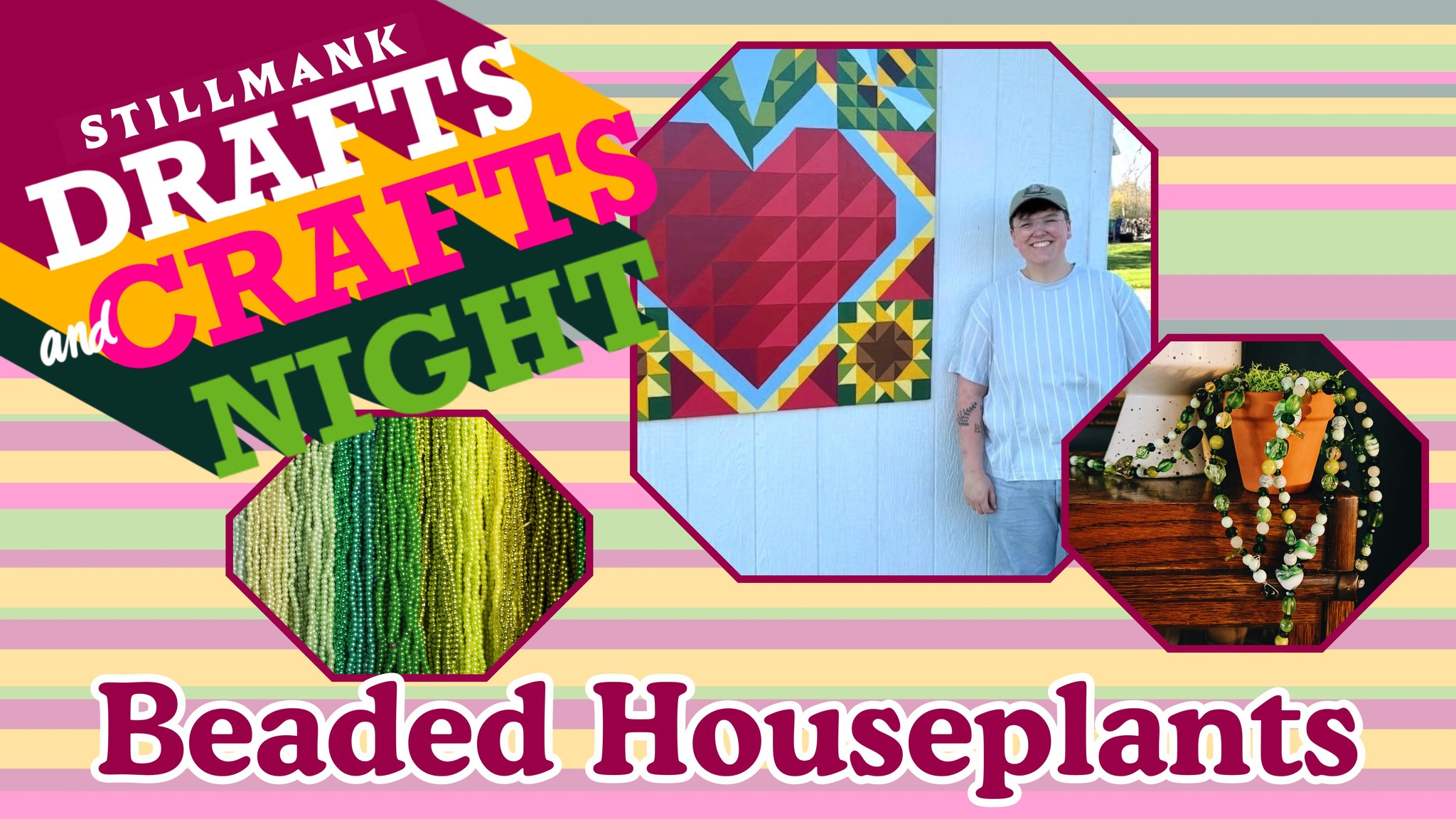 Drafts & Crafts: Beaded Houseplants