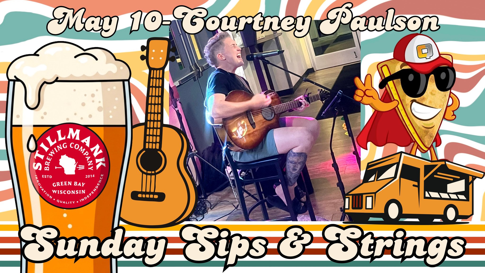 Sunday Sips & Strings: Courtney Paulson & Captain Quesadilla Co.